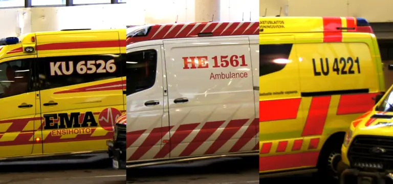 Mitä ambulanssin numerot tarkoittavat?