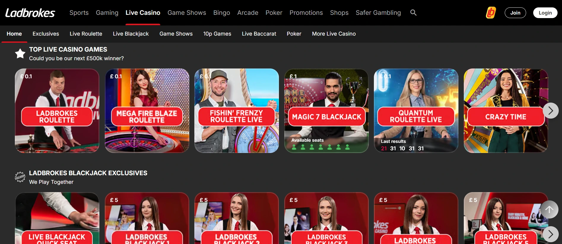 Ladbrokes vedonlyöntisivusto